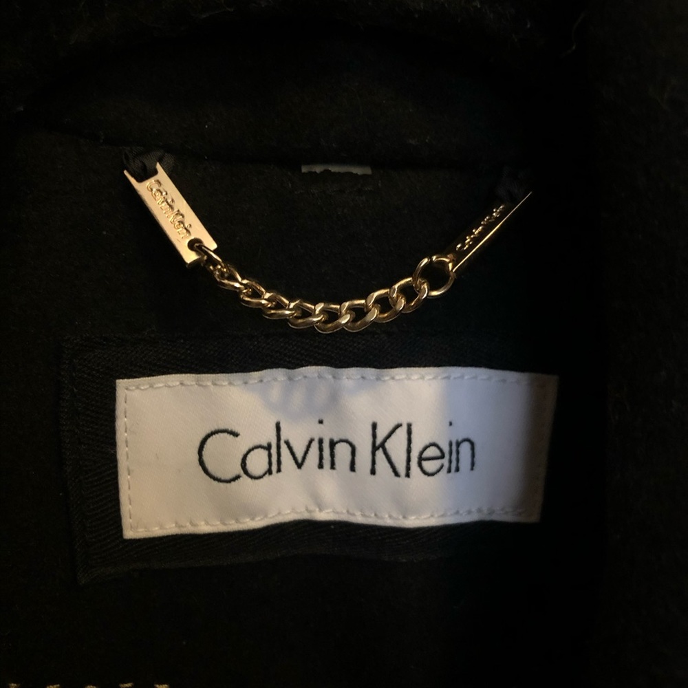 Calvin Klein Tapered Double-Breasted Peacoat - image 3